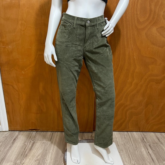 Levi's Denim - Levi's Classic Straight Corduroy Jeans Green 12M (W31 L30) Mid Rise Women NWT